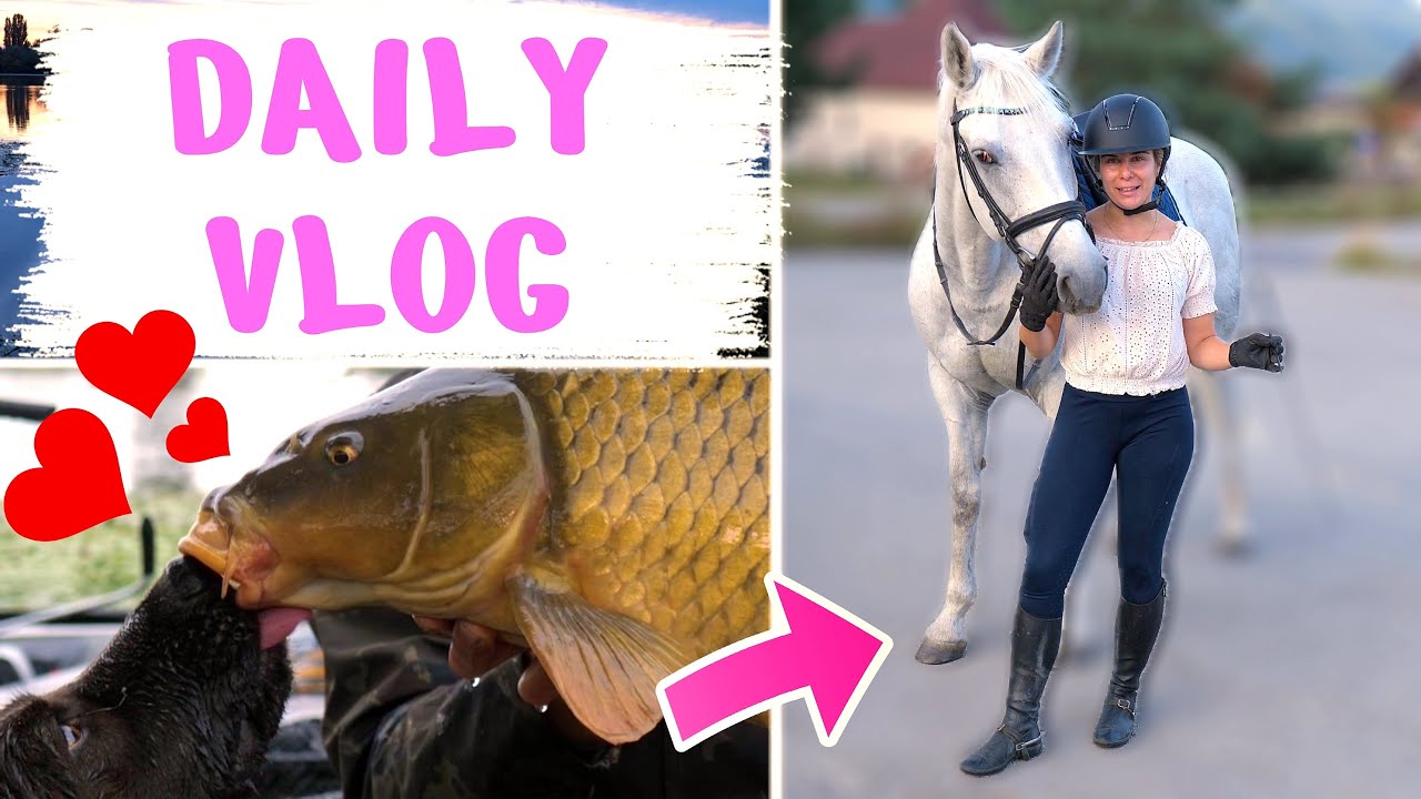 Ako vyzeral môj deň? RYBÁRSKE VIDEO S DEMEXOM 🎣VN Sĺňava 🌞 fitness 💪 jazdenie na koni 🐴 PONY EXPRES