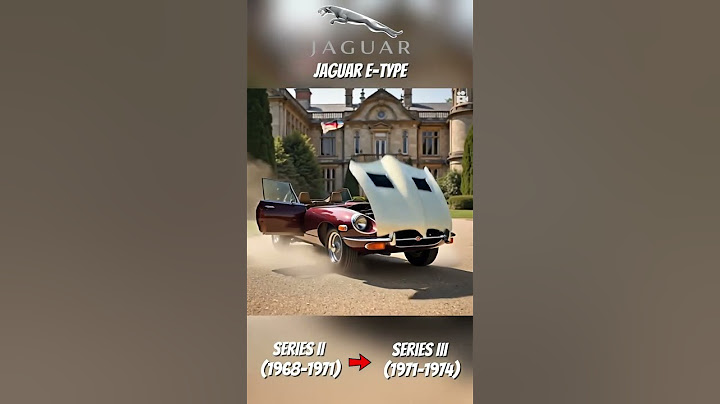 Jaguar E-Type Evolution (1961–1974)