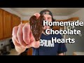 Valentine&#39;s Gift Idea (Homemade Dark Chocolate Hearts w/Sea Salt)