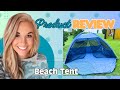 Letsfunny Large 3-4 Person Beach Tent - UPF 50+ Anti-UV : link in description 
