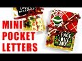 POCKET LETTER // Mini Christmas Pocket Letters in Gift Card Tins