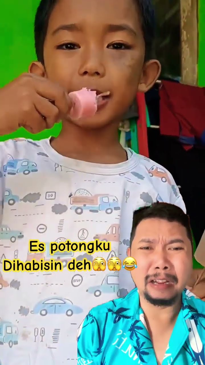 ADUH ES POTONGKU DIMAKAN ADEK!???? #lucu #espotong #komedi #funny #comedy