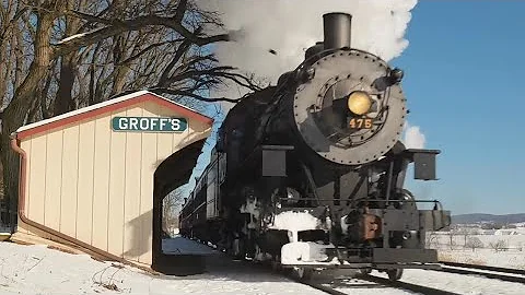 Steam Trains In The Snow
