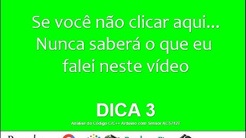 Análise do Código C/C++ Arduino com Sensor ACS712T