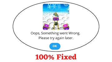 Fix Going Balls Oops Something Went Wrong Error. Please Try Again Later Problem Error Solved