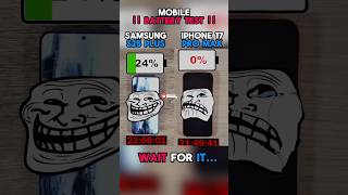 ⚡☠️ SAMSUNG S25 PLUS VS IPHONE 17 PRO MAX BATTERY TEST!! 🔋🔥