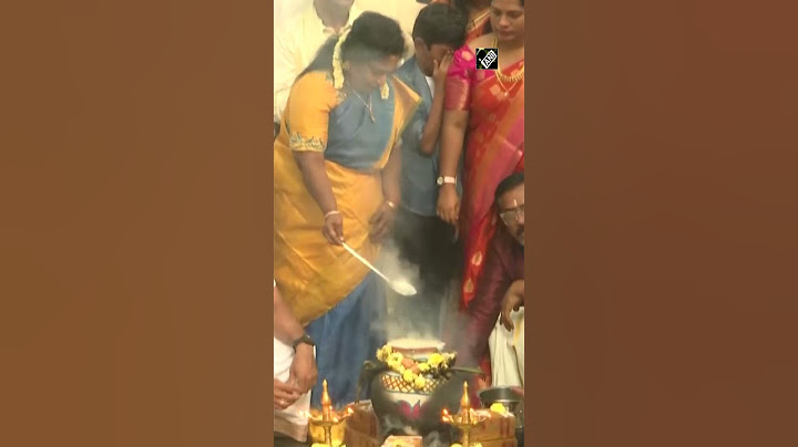 தமிழிசை சௌந்தரராஜன் தனது இல்லத்தில் பொங்கல் கொண்டாடினார்