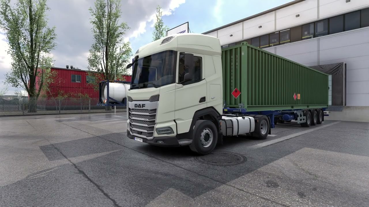 ETS2 | GRAPHICS MOD SNOWYMOON v2 | DAF XF105 | REALISTIC DRIVING