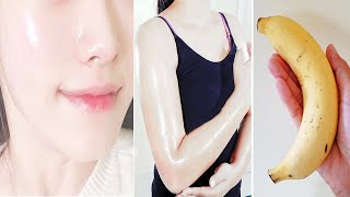 Apply Banana on Your Skin and See Magical Result within 1 Hour । Amazing Banana Beauty Hacks