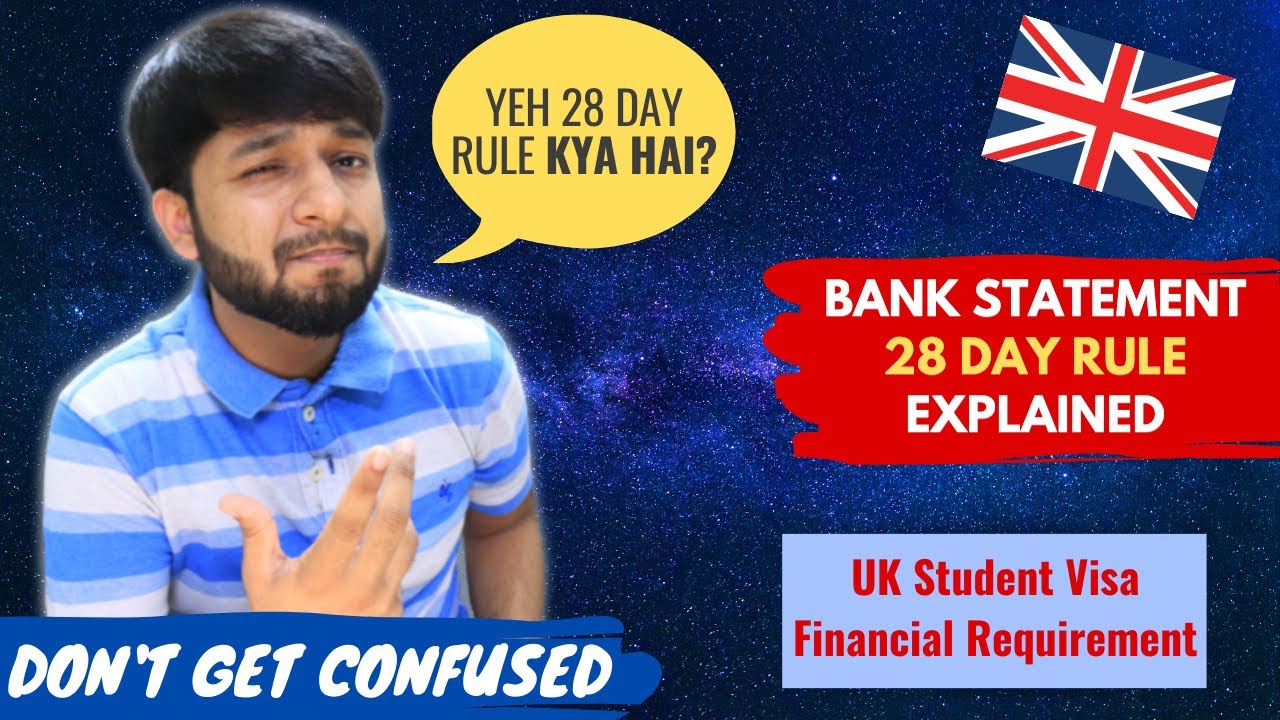 🇬🇧 28 Day Bank Statement Rule Explained In 5 Minutes | UK Student Visa ...