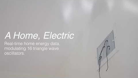 A Home, Electric - Max/MSP sonification study