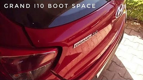Hyundai Grand i10: The Sneaky Boot Space