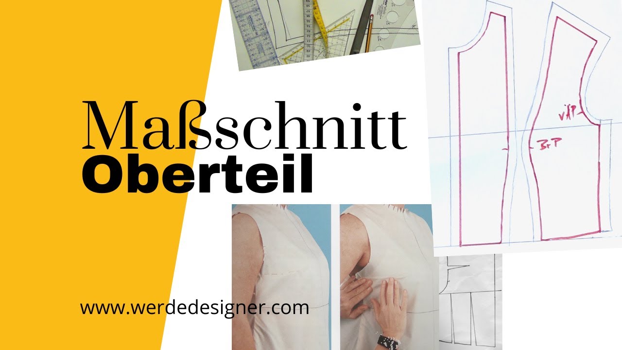 How to make a Muslin (Making a Toile), seam design for the first Test ...