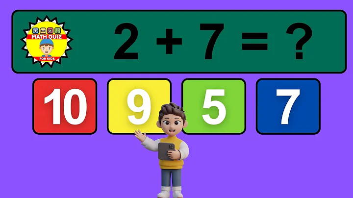 20 Math Quiz for Kids | One Digit Addition Quiz