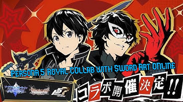 Persona 5 Royal Collaboration is Coming to Sword Art Online Memory Defrag