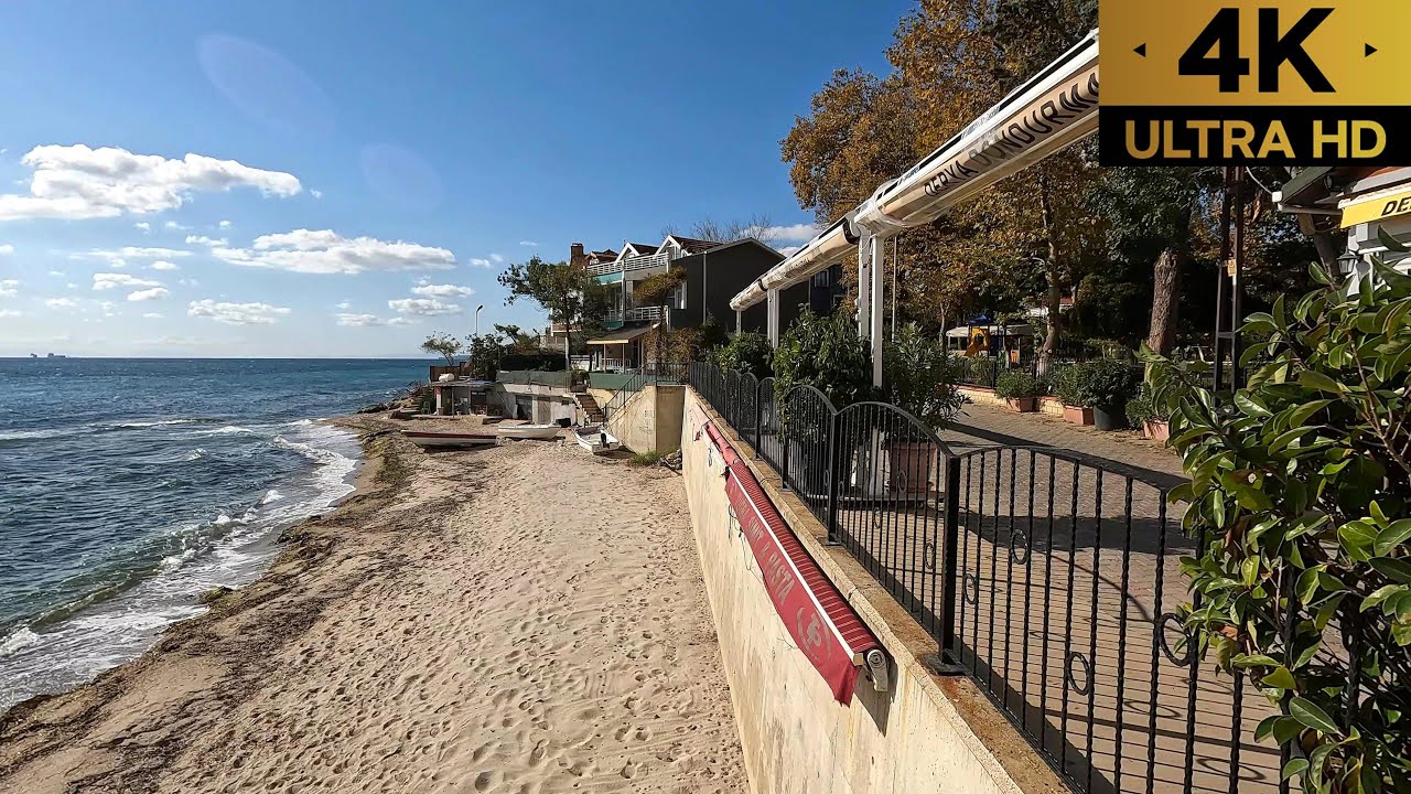 İstanbul Silivri | Gümüşyaka Sahili ve Halk Plajı | 4K | 60fps | 2024 |