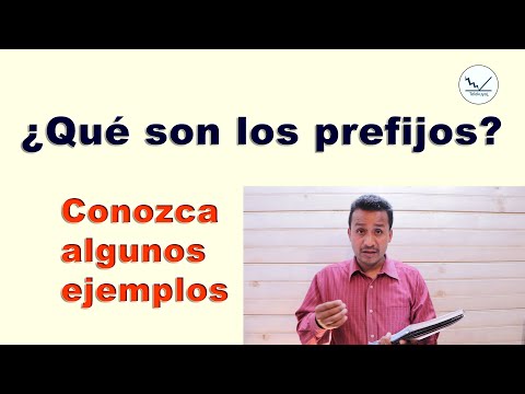 ¿Qué son los prefijos? | Ejemplos de prefijos