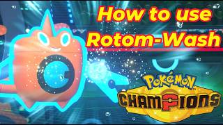 How To Use Rotom Wash In Pokemon Champions Vgc