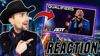 Roland Abante STUNS with "I Will Always Love You" by Whitney Houston | Qualifiers AGT 2023 REACTION!