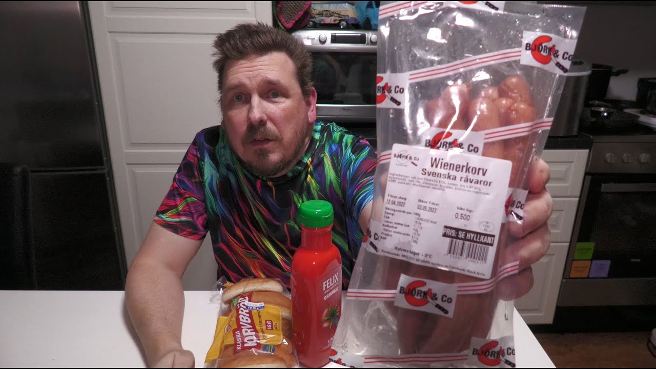 Unboxing, Mukbang Smakprovning, Wienerkorv med svenska råvaror 51% Kötthalt från Björk & Co i Färila