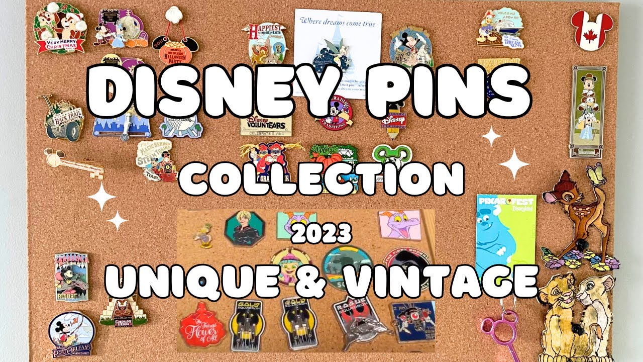 Disney Pins Collection 2023 Unique & Vintage Pins YouTube