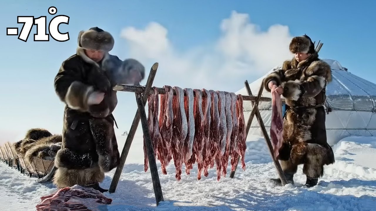 7000kg Sheep & Giant Fish in -71C Yakutia | Extreme Survival Challenge