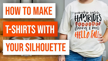 ✂️ How To Make T shirts With Your Silhouette