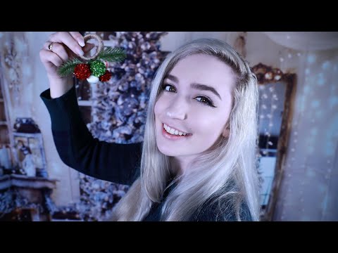 ASMR | Mistletoe Kisses | Bubbly Christmas Girlfriend RP ?? | Gender-Neutral