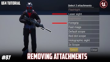 UE4: TUTORIAL #37 | Removing unselected attachments + Independence (Third person shooter)