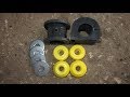 Замена втулок и подушек стабилизатора MITSUBISHI LANCER IX / Replace a stabilizer link and bushing