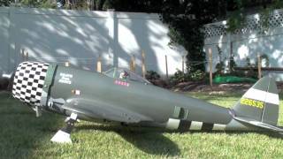 Top Flight P47 Engine Breakin RCGF 20cc
