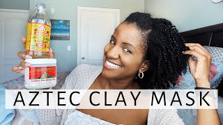 Let’s Do Aztec Clay Mask On Natural Hair Together | Natural Hair Care