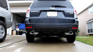 09 Forester XT with No exhaust resonator. 2009 Forester Xt W 2015 Wrx Catback