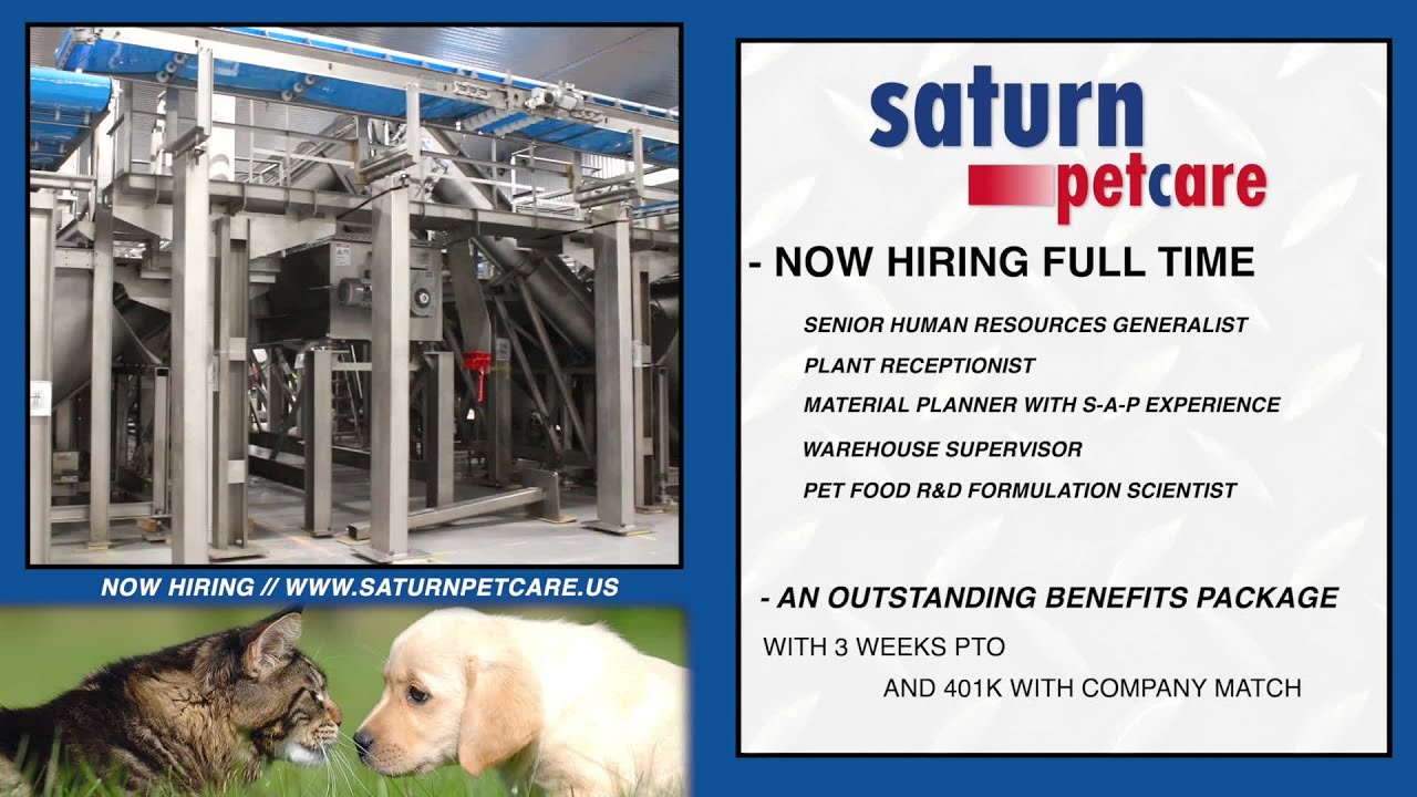 Saturn Petcare Hiring YouTube