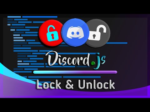 HOW TO MAKE DISCORD BOT | LOCK & UNLOCK COMMAND | #14