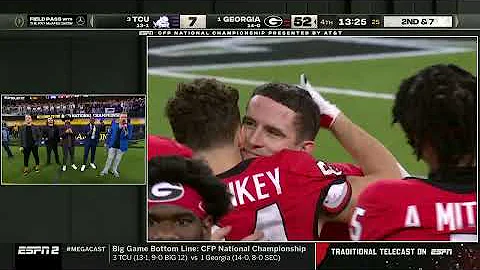 Stetson Bennett gets curtain call during National ...