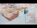 Make These Easy DIY Storage Bins // Organization, Woodworking Project Make These Easy DIY Storage Bins // Organization, Woodworking Project