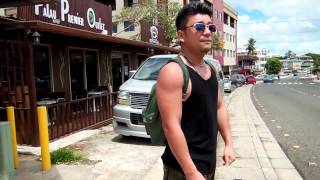 アキーラさん散策①親日国パラオ・コロールタウン・目抜き通り・Main-street,Koror-town ,Palau
