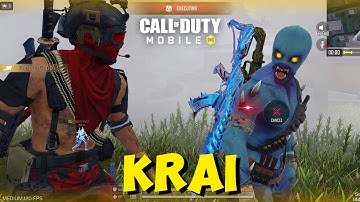 Intense Smoke Bomber Gameplay w/ Mythic AK117 Grim Ending in Sweaty KRAI Map COD Mobile 🔥