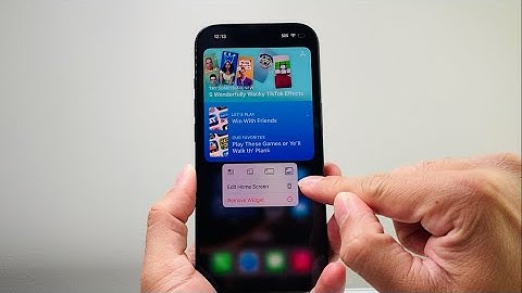 How To Change Widget Size on iPhone