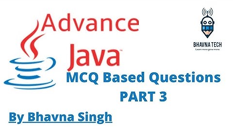 Advanced Java MCQ Based Questions part 3 in hindi #up_politechnic #important #bteup #online_exam