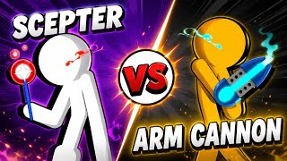 Supreme duelist stickman animation Scepter vs Army cannon #stickman #ios #gameplay