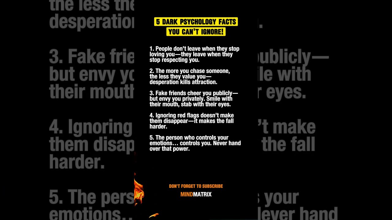 5 Dark Psychology Facts You Can T Ignore The Truth Hurts 