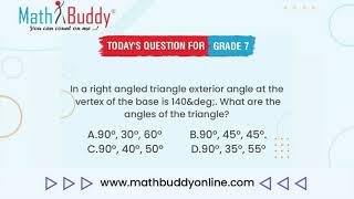 Math Practice Problem Grade 7 Question 196