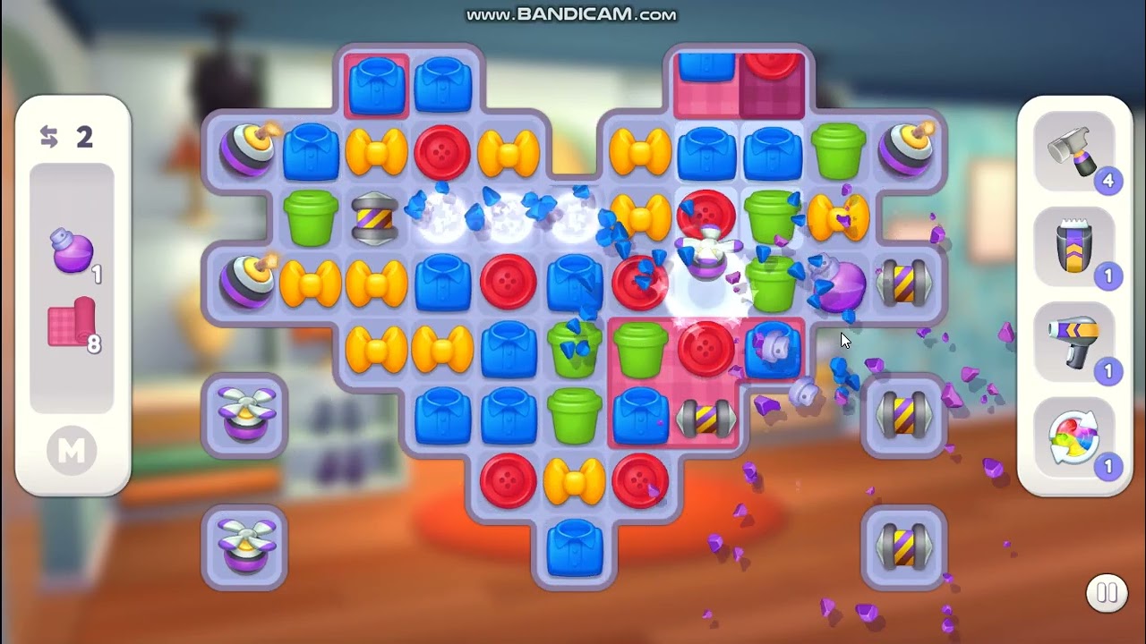 Makeover Match - Swap & Style level 180 no power-ups