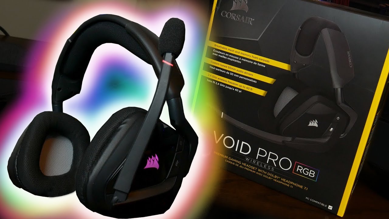 Corsair Void Pro RGB Gaming Headset Review - YouTube