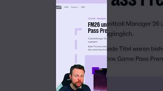 FM26 &amp; FM26 CONSOLE im GAME PASS PREMIUM 🔥