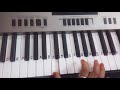 Lag Ja gale | Keyboard tutorial|piano|Harmonium|Easy notes|slow tutorial for beginners