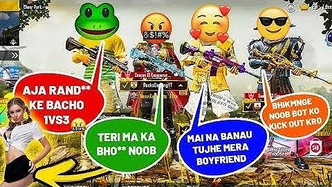 Rendom Conqueror Girl cell me Noob and | chalenge for Room 1v1 pubg mobile protector gaming🎮