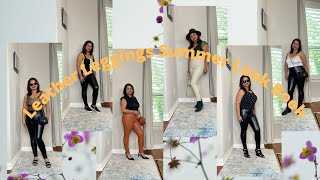 Leather leggings Summer Look Book 1